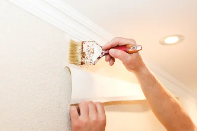 Pose de papier peint à Plerneuf — revêtements muraux et toiles de verre
